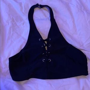 old navy laced bikini top